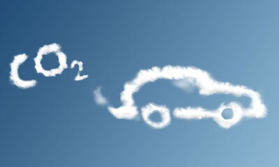 CO2 car emission cloud
